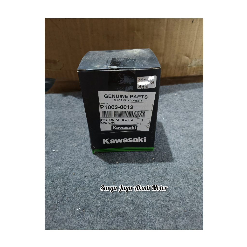 Piston + Ring Piston Kawasaki Blitz Os 50 Orisinil
