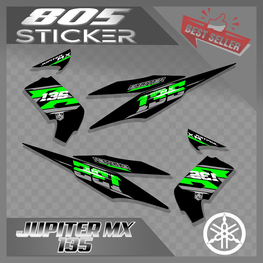 STRIPING JUPITER MX 135 OLD/LAMA STIKER MX LAMA/STRIPING MOTOR MX LAMA 135 TERBARU
