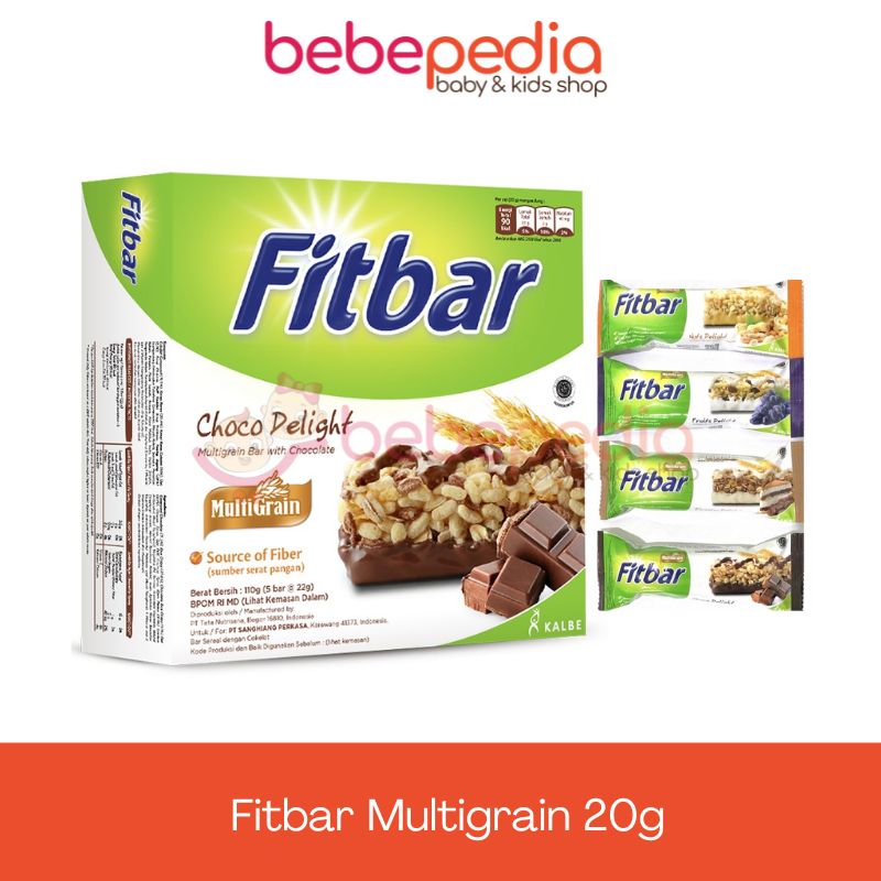 

Fitbar Multigrain Chocolate / Fruit / Tiramisu