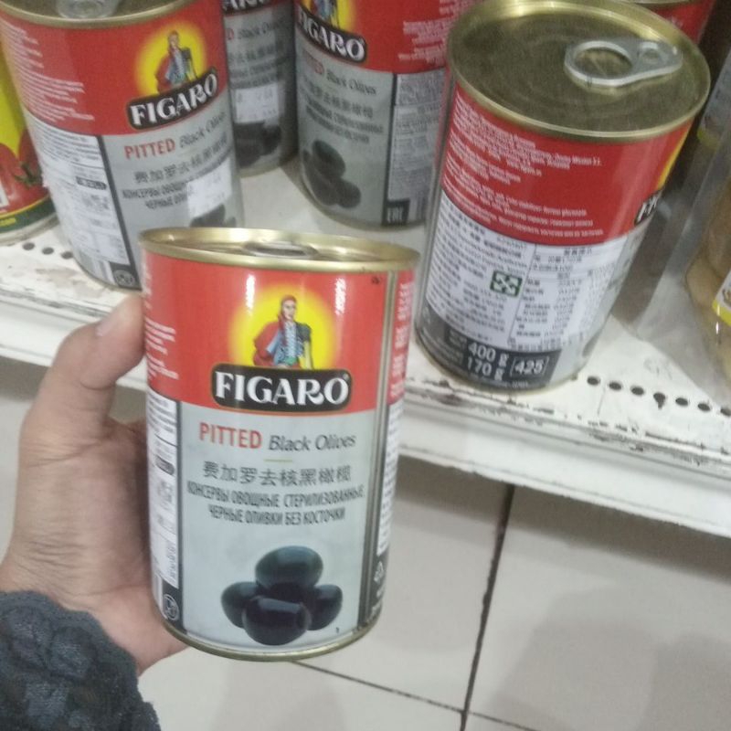 

Buah Zaitun Hitam Figaro 400gram