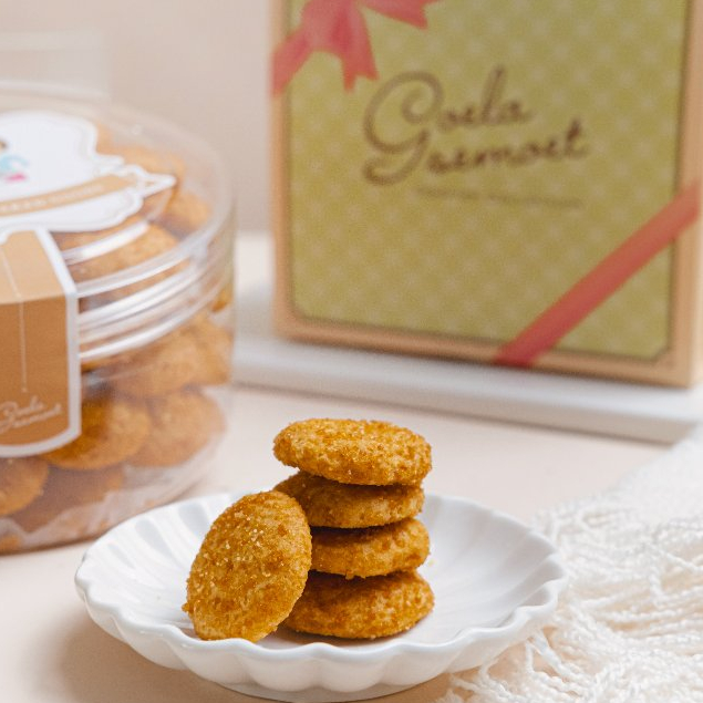 

Palm Cheese Cookies - kue kering keju gula semut