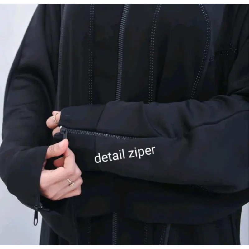 Abaya Gamis Fashion Muslim Busana hitam (PAKISTAN)