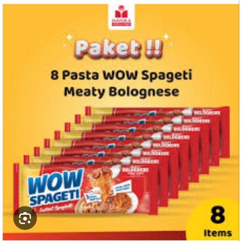 

8 paket wow spagetty bologneae