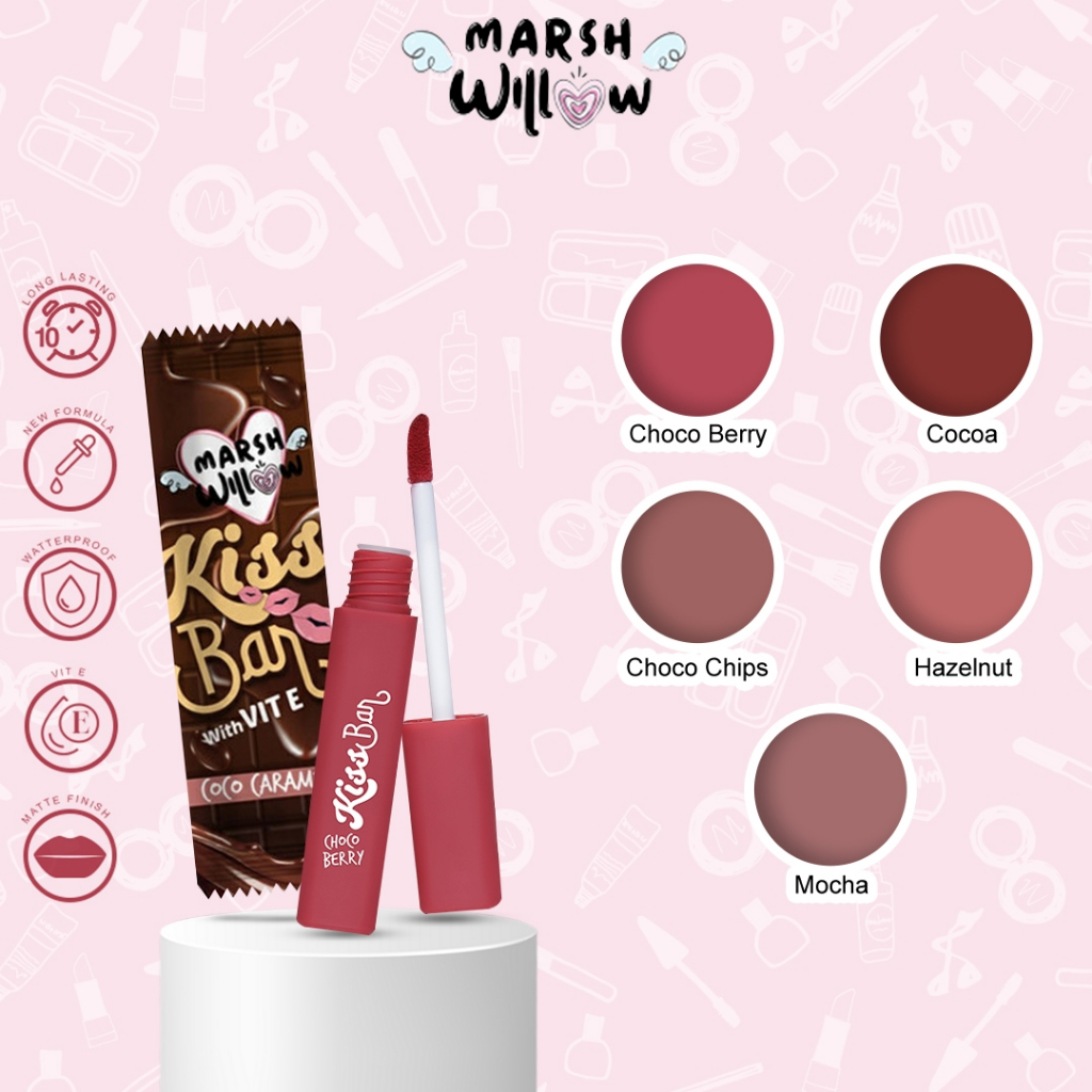 MARSHWILLOW KISS BAR LIP LIQUID MATTE ( READY ALL SHADE )