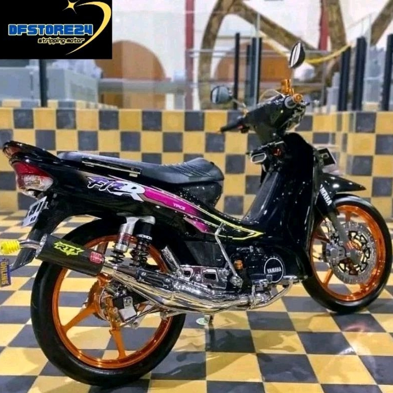 stripping lis sticker standar ori Yamaha fiz R Tahun 1997 1998 sporty | FIZ R SPORTY | stripping Fiz