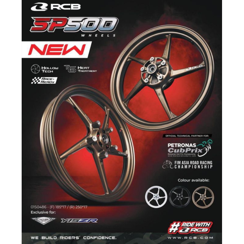 VELG RCB SP500 NMAX MX KING R15 MT15 XABRE VIXION