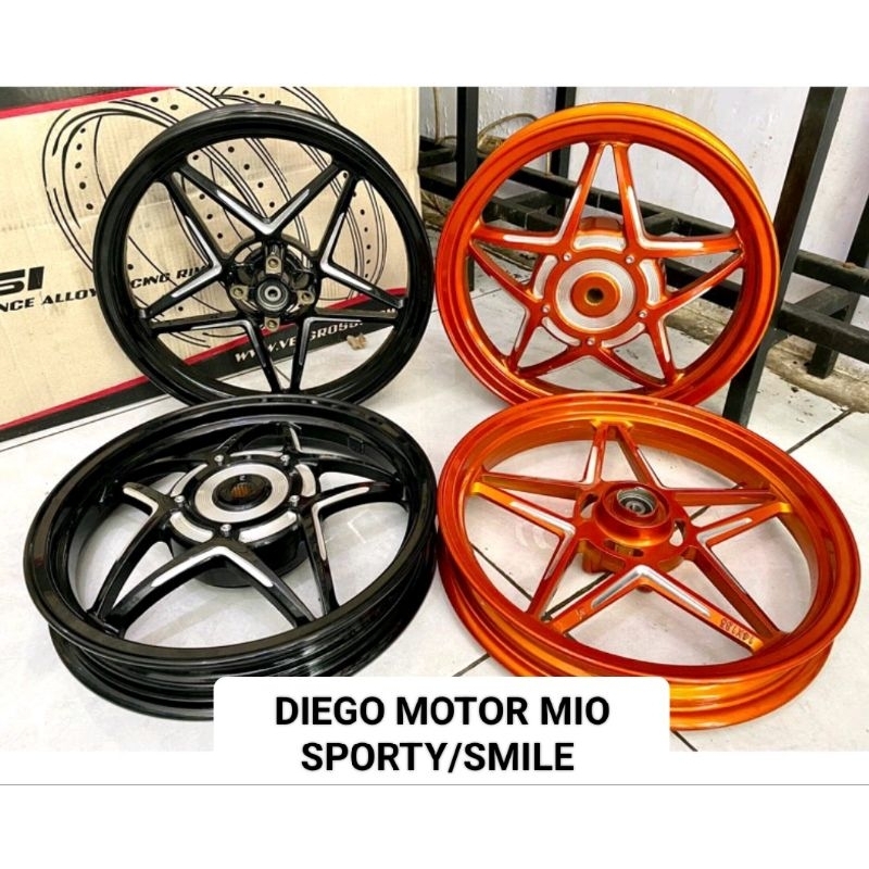 Velg Mio Sporty- Mio Smile - Mio Soul Lama - Mio Karbu/velg racing vrossi mio sporty,mio lama,mio sm
