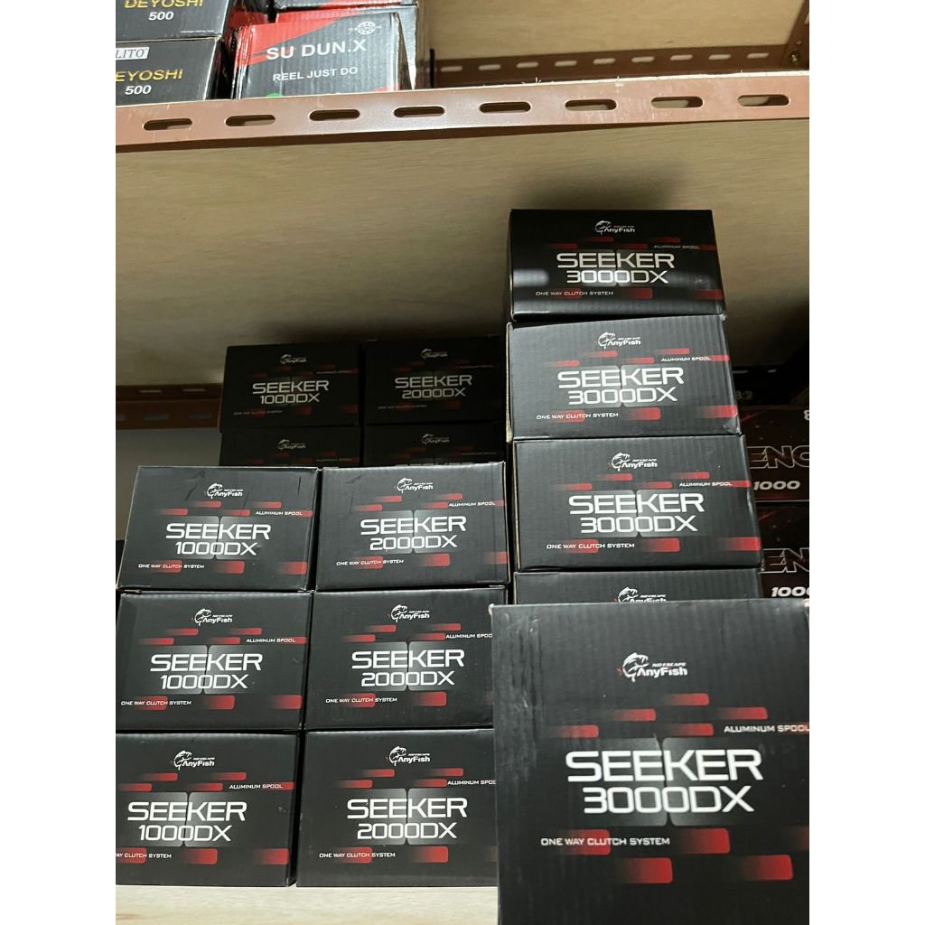 REEL ONE WAY  ANYFISH SEEKER,NORMAL HANDLE,ALUMINIUM SPOOL, RATIO 5:2:1, 7+1 BALL BEARING,LIGHT WEIG