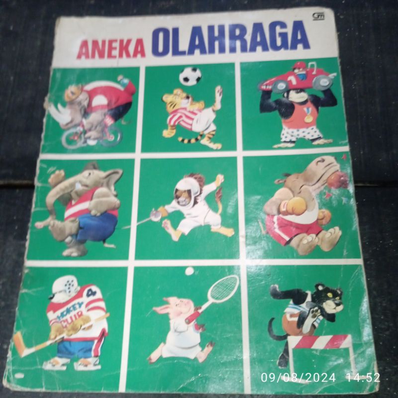 buku Tony wolf aneka olahraga