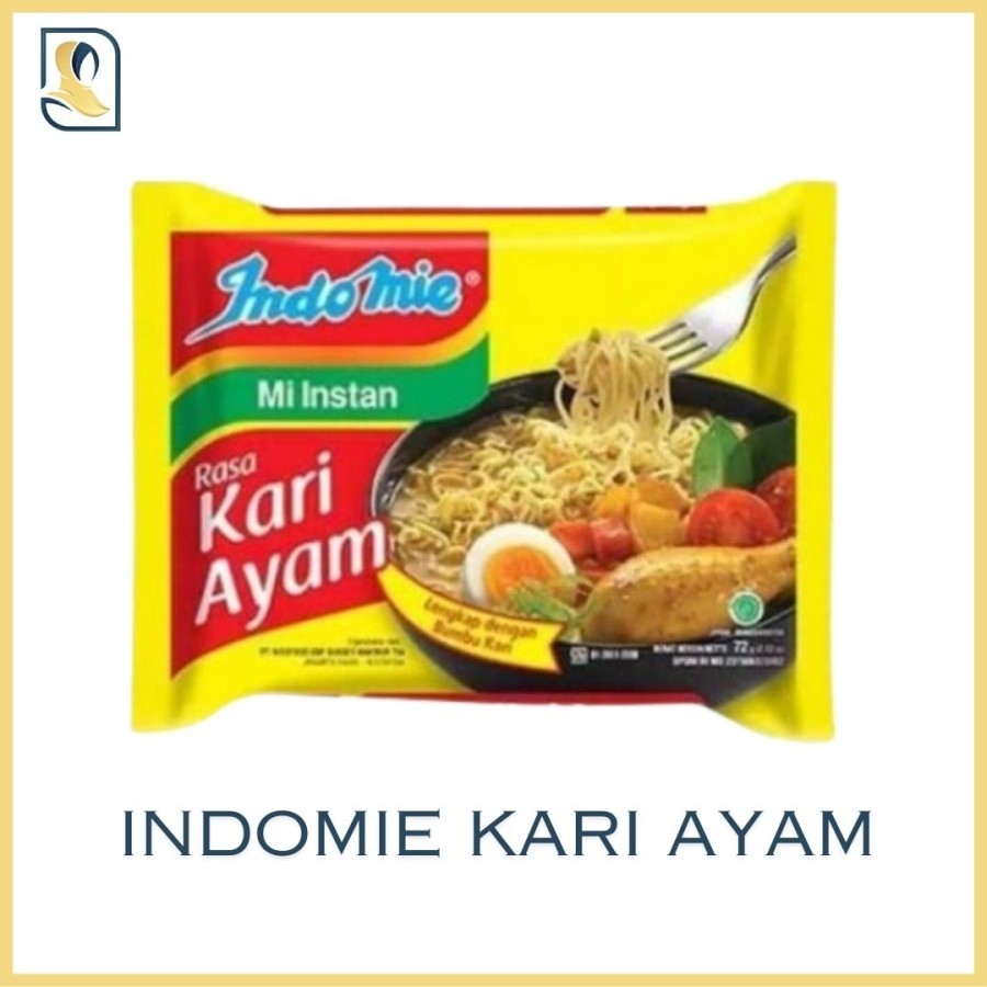 

Indomie Mie Instan Kari Ayam 1 bungkus 70gr