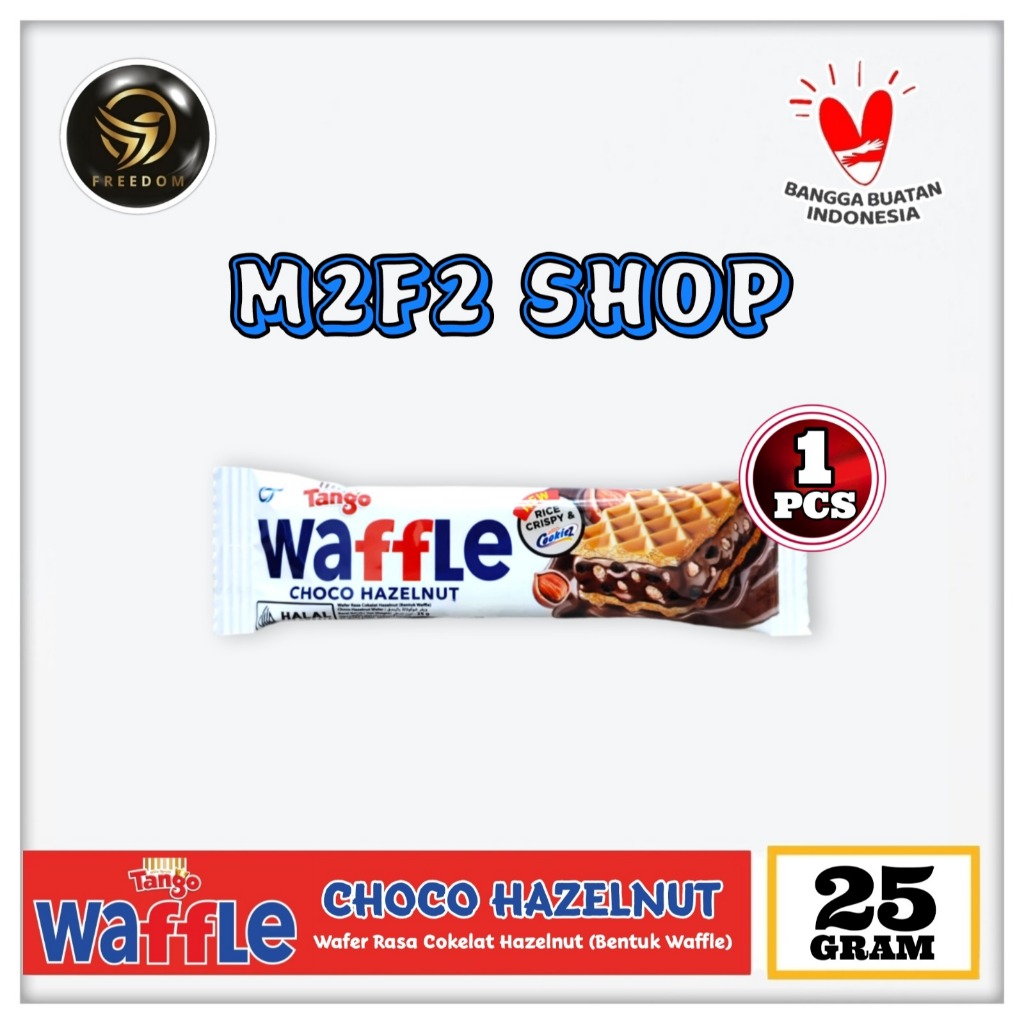 

Tango Waffle Choco Hazelnut | Wafer Krim Cokelat Sachet - 25 gr (Kemasan Satuan)