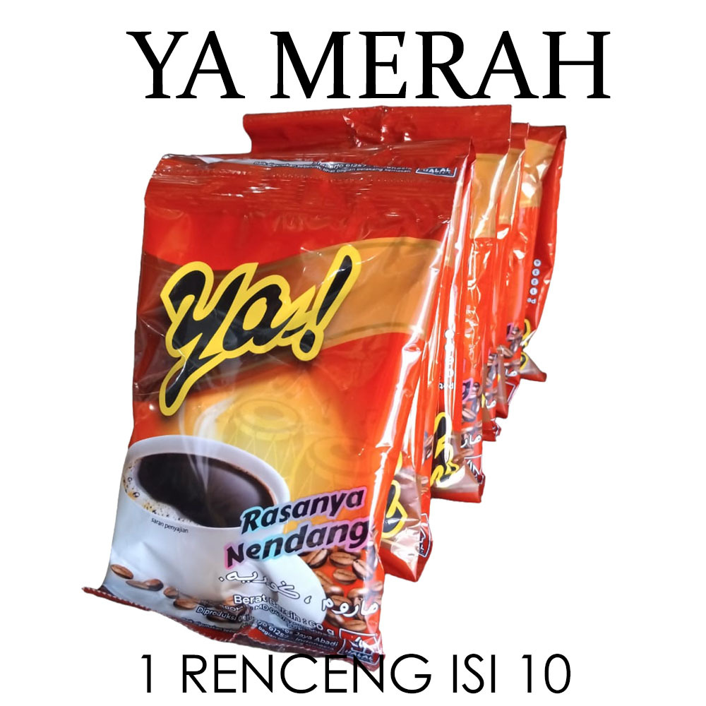 

KOPI YA MERAH RENCENG ISI 10