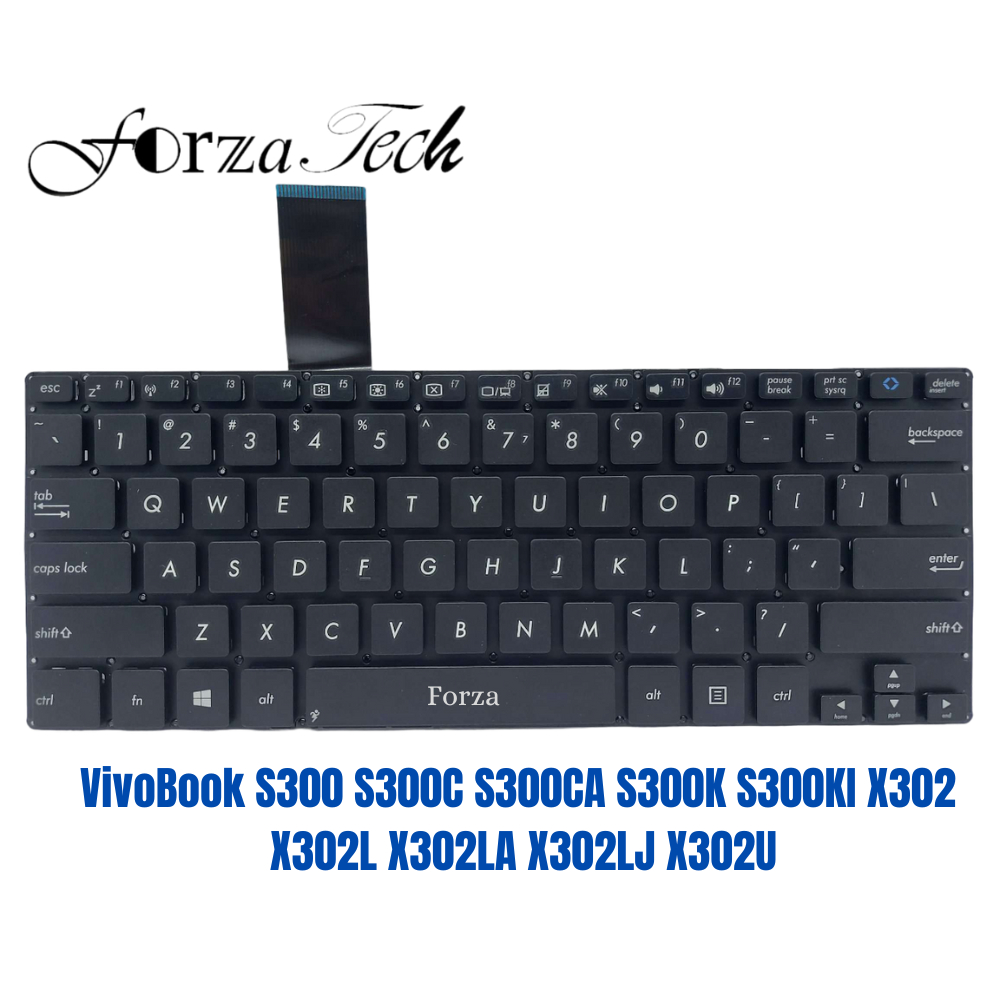 ASUS KEYBOARD VivoBook S300 S300C S300CA S300K S300KI X302 X302L X302LA X302LJ X302U US BLACK