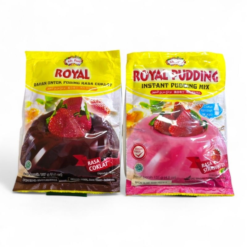 

Puding Mr. Food Royal 137Gram (Free Tepak Makan)