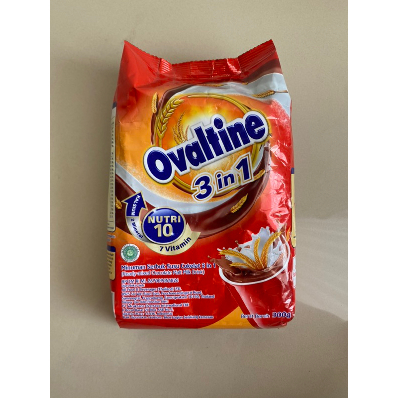 

(BPOM) EXP JANUARI 2025 Ovaltine Classic 300 gram/ovaltine 3in 1 susu bubuk