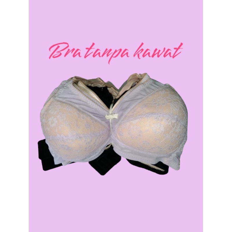 Bra/bh busa tanpa kawat/tanpa renda