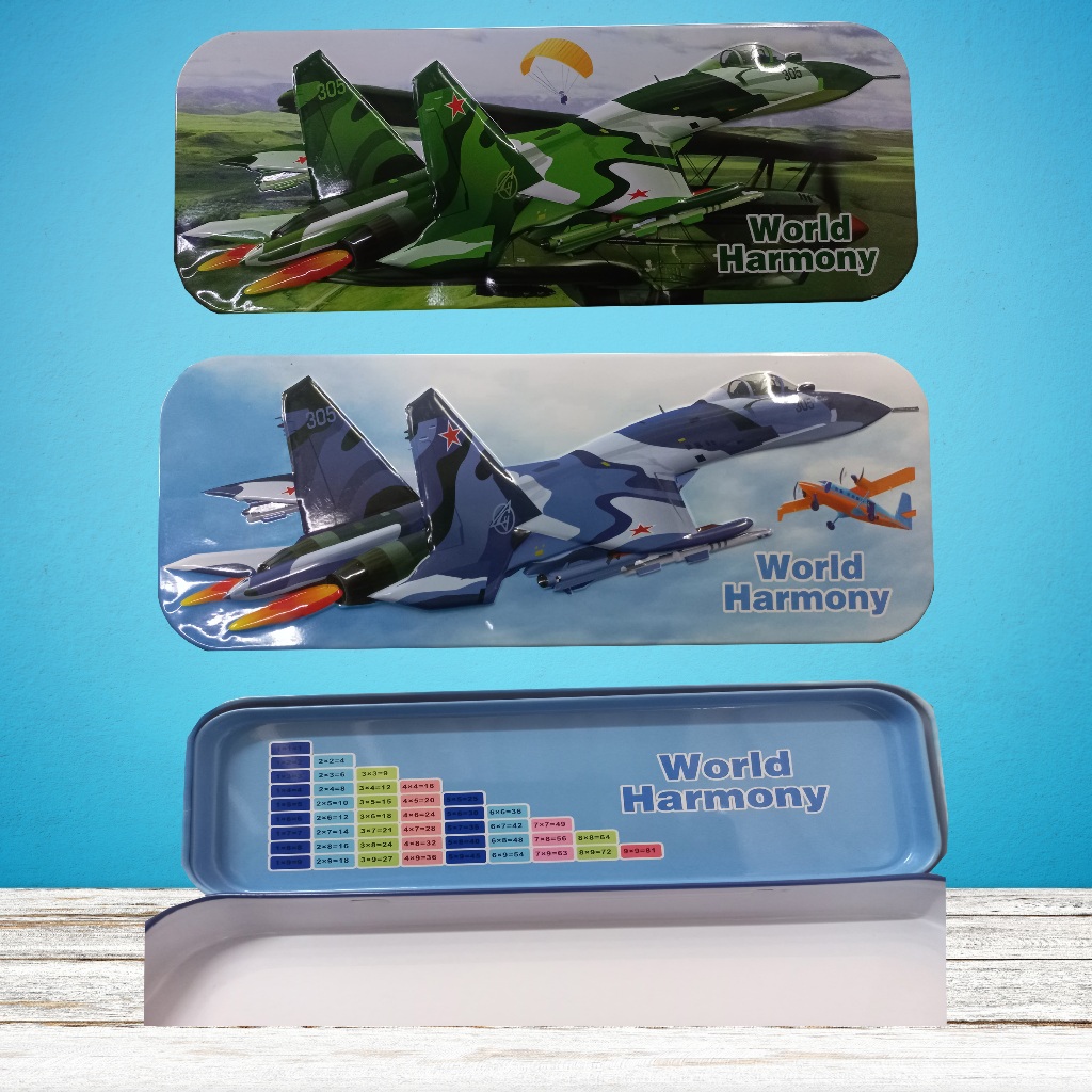 

Tempat Pensil Kaleng Anak dengan Desain Pesawat