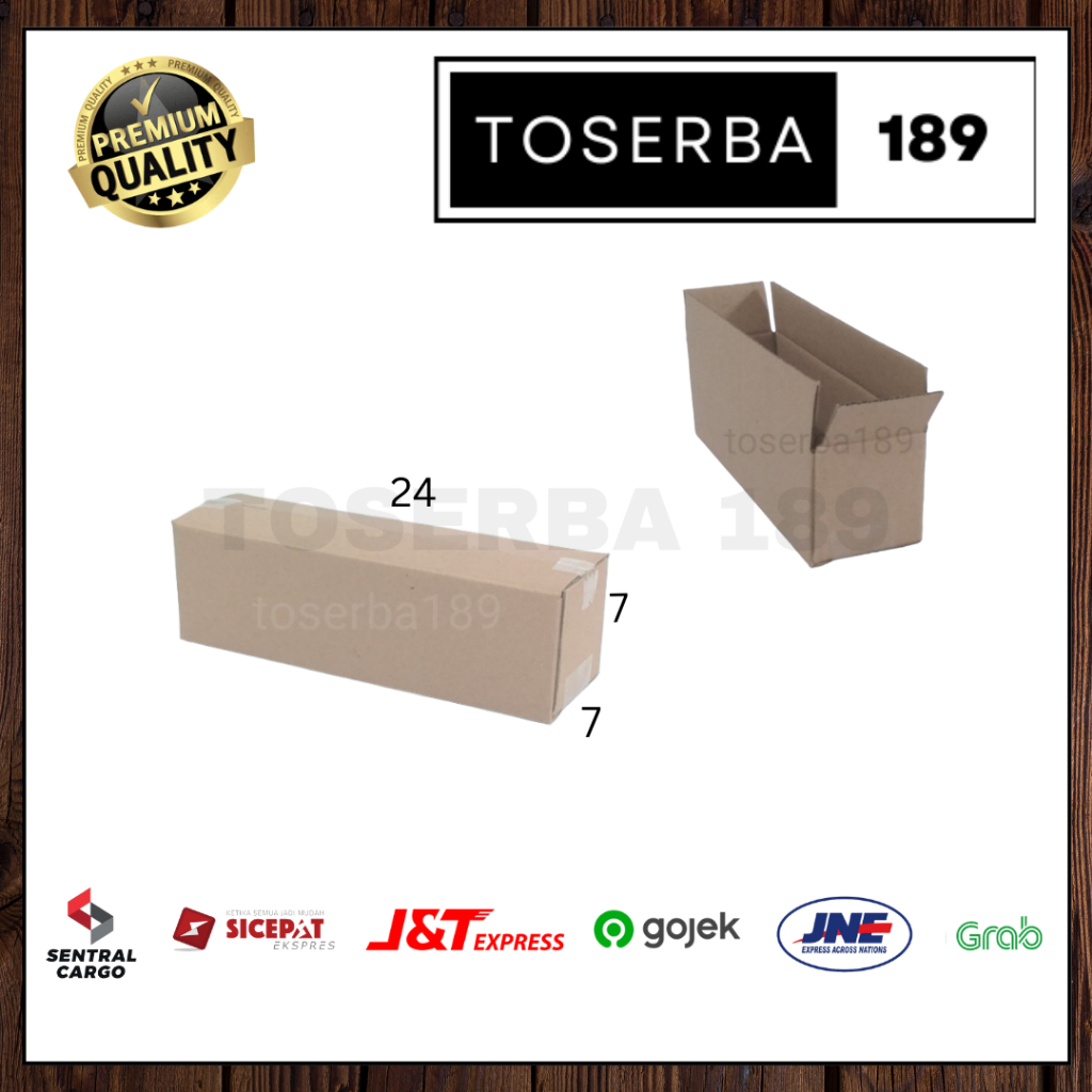 

kotak kardus box packing uk 24x7x7 SHEET POLOS