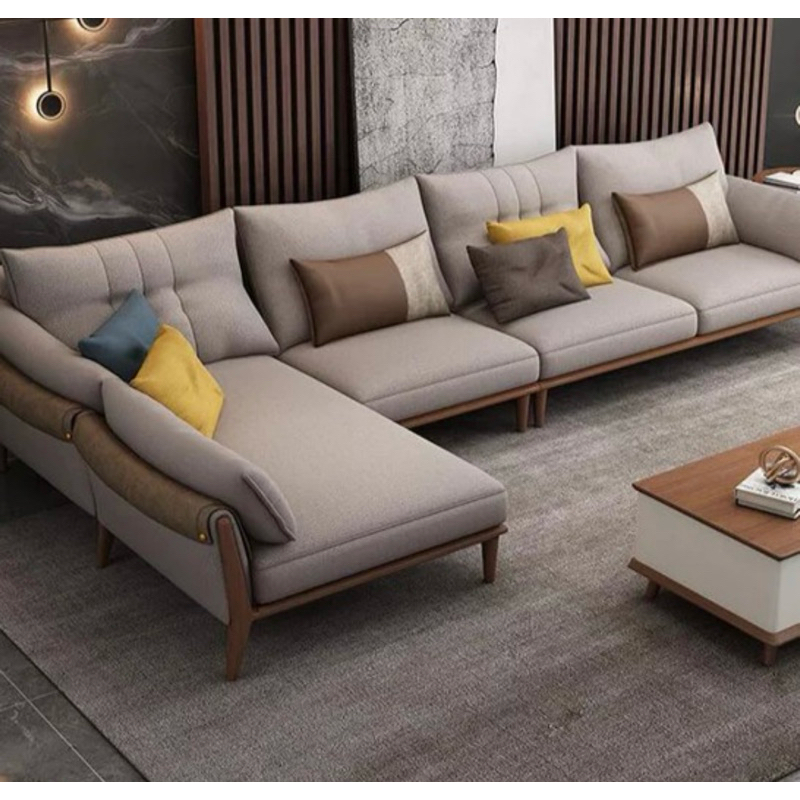 Sofa Letter L Modern Kursi Jati Premium Sofa Minimalis Terbaru Mewah
