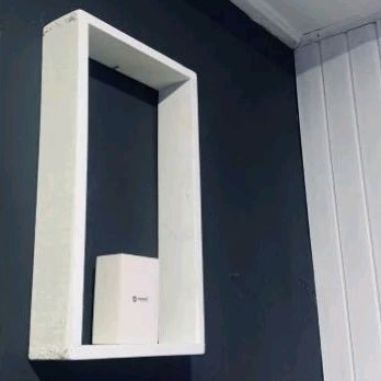 rak dinding kamar kayu palet jati belanda