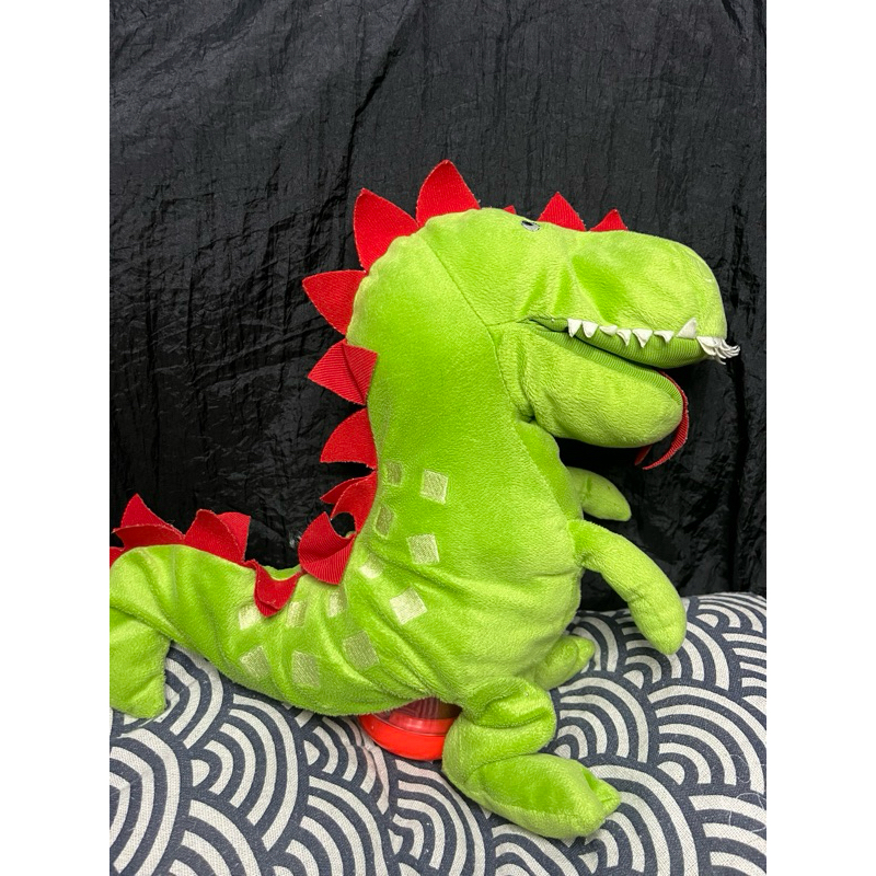 hand puppet boneka tangan ikea bontang dinasaurus, boneka dino