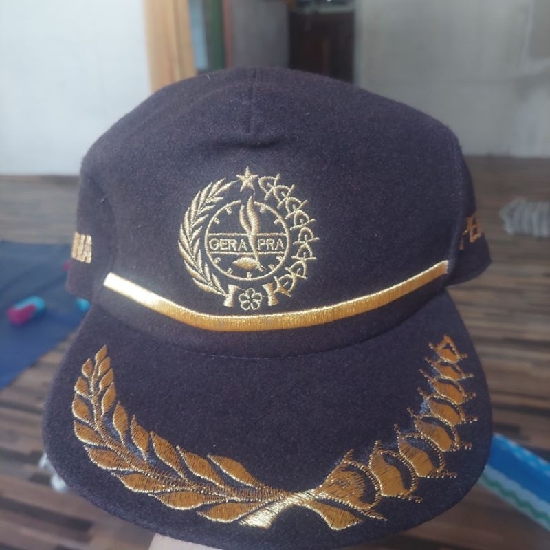 Topi Pramuka PEMBINA / Topi PEMBINA Pramuka / Topi Pembina Pramuka Bahan PREMIUM