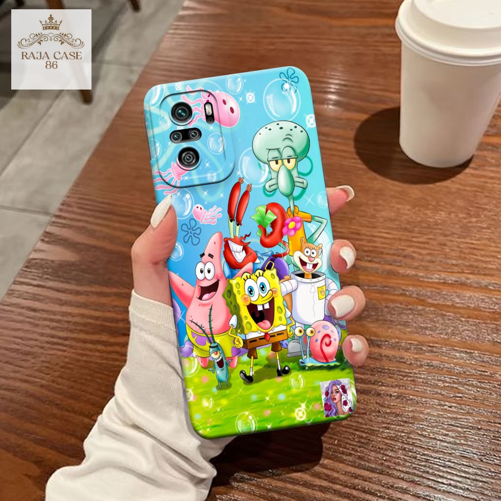 Case Xiaomi Redmi Note 10s - Rajacase - Casing Redmi Note 10s - Motif case Cartoon- Pelindung handph