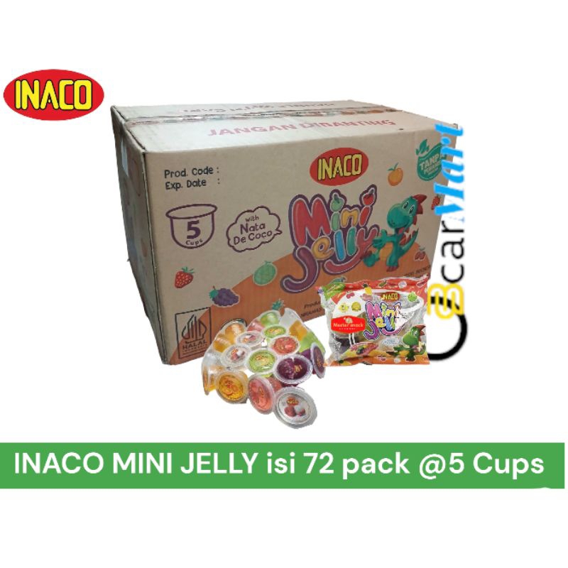 

Depo INACO MINI JELLY 1 Dus Nata De Coco isi 72 Bungkus 5 cups