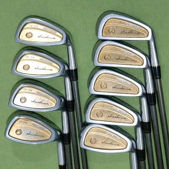 Stick golf stik iron set Honma LB-708 H&F cavity full gold bintang 4