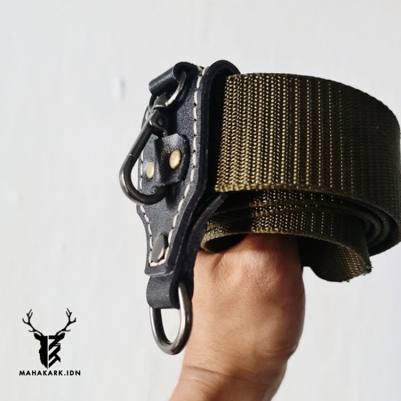 GANTUNGAN KUNCI Kulit sapi asli - Untuk IKAT PINGGANG / SABUK - Keychain / Gantungan kunci pinggang 