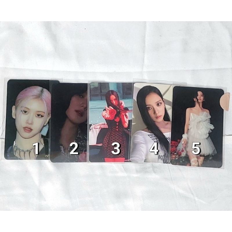 [ OFFICIAL ] photocard Pc blackpink rose jisoo