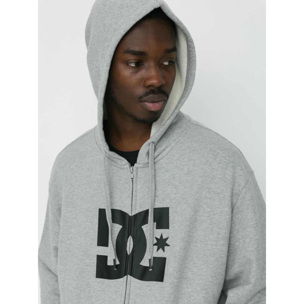 Hoodie DC Shoes Original Zip Hoodie Heather Grey