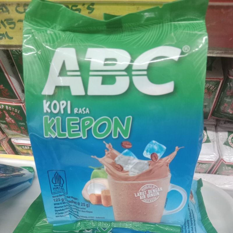 

Kopi ABC rasa klepon isi 5 sachet