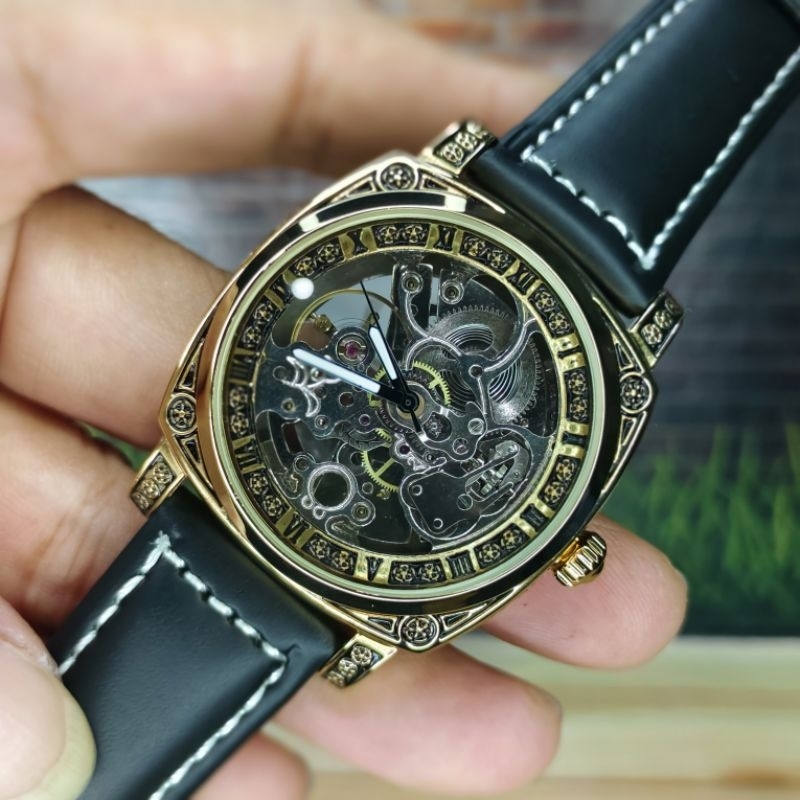 Man's Watch jam tangan pria super mewah LUMINOR panerai tatto automatic