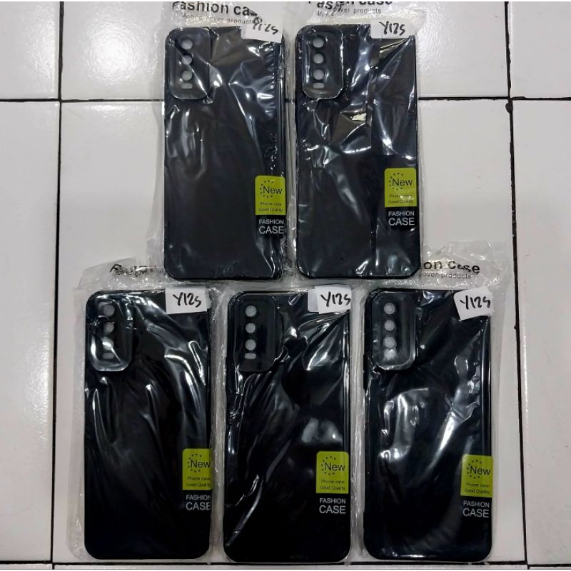 CASE WARNA HITAM VIVO Y20 / Y20i / Y20S / Y12S / Y11S CASE PRO CAMERA - SOFTCASE PELINDUNG TEBAL NYA