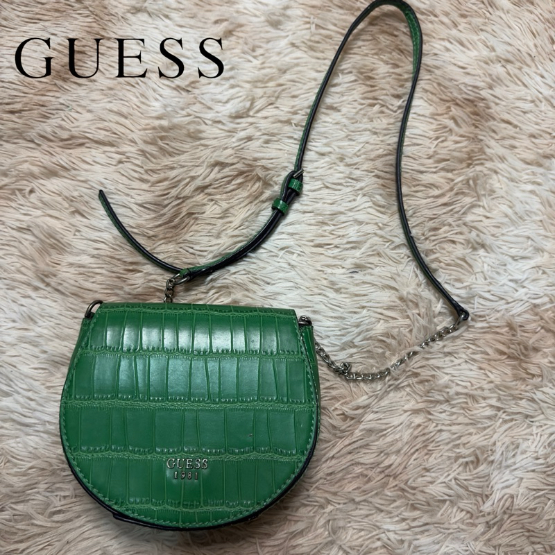 vest&GUESS original slingbag kyk bahan croco OPEN NEGO