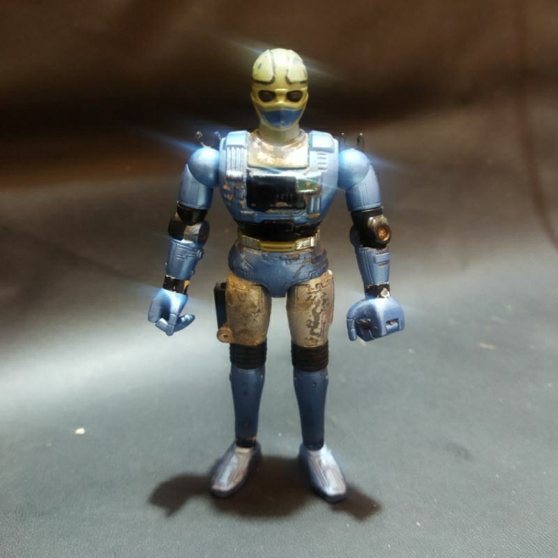 Figure vintage metal heroes kidou keiji jiban diecast bandai japan 1989