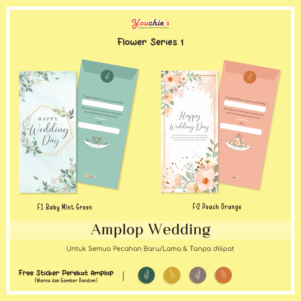

Amplop Wedding Flower Series I