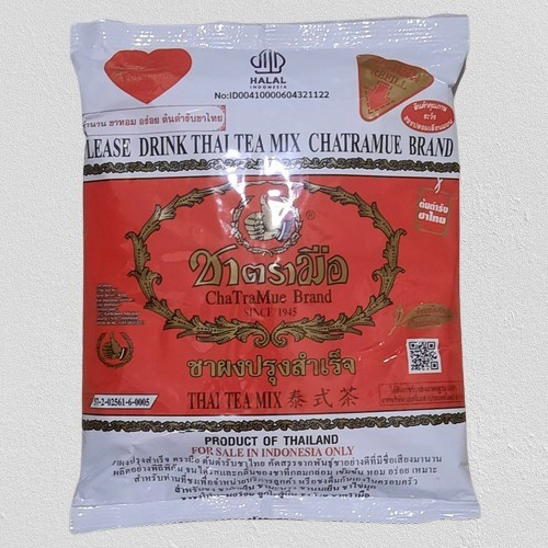 

Thai Tea Chatramue MERAH Thailand [BPOM RESMI] HALAL MUI original 400 gram