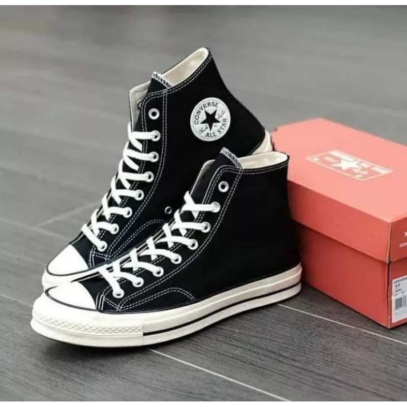 sepatu sneaker Converse/allsttars boat 70s..brand lokal.unisek; size 36__43., untuk cewek /cowok ana