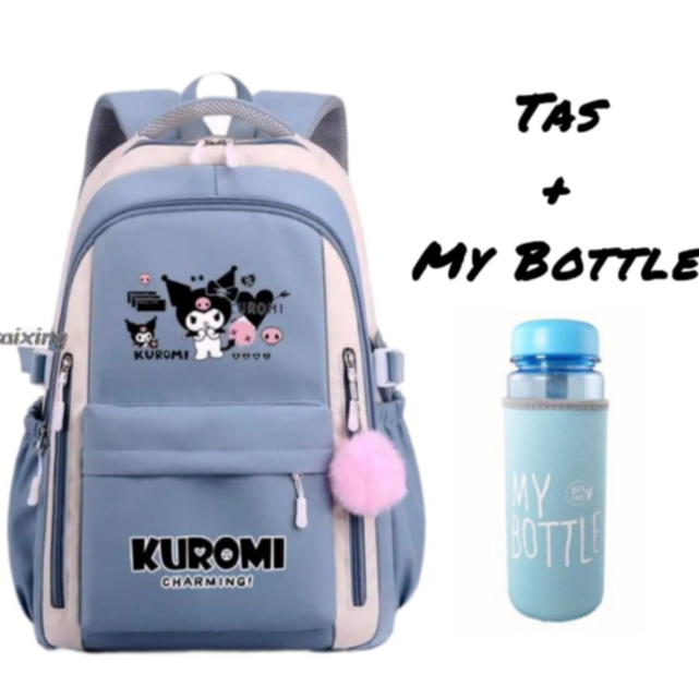 Erna - Tas kuromi anak perempuan sd /Tas Cute Korean Style Sekolah / Tas ransel sekolah anak perempu