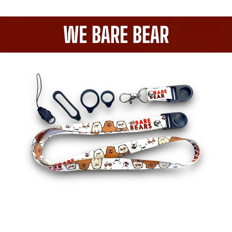 

WE BARE BEAR LANYARD GANTUNGAN HANDPHONE