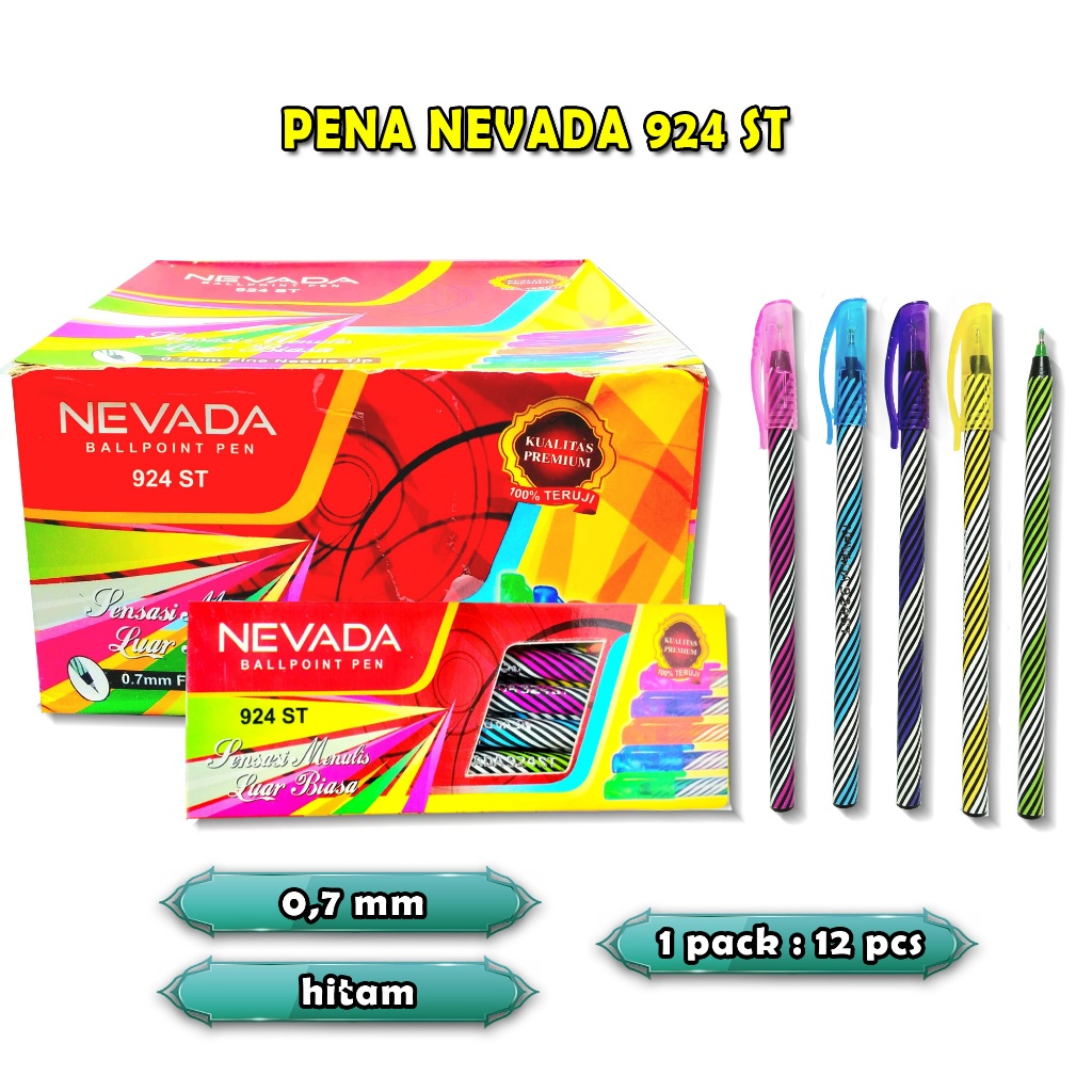 

pulpen nevada 924 ST / 1 pack / 12 pcs