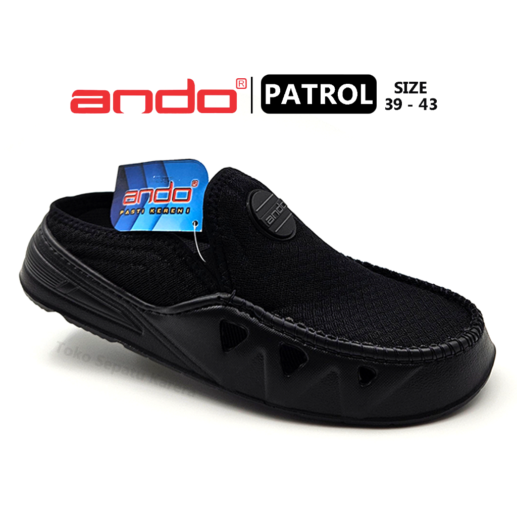 Sepatu Sandal Anak Remaja Laki Laki – Sepatu Sandal Pria Dewasa – ANDO – PATROL – Size 39-43 – Slip 