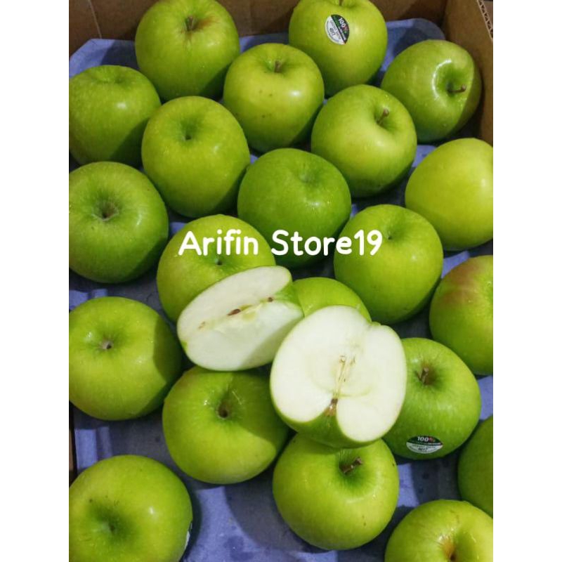 

Apel Granny Smith New Zealand / Apel Hijau Import / 1 Kg 6 Pcs