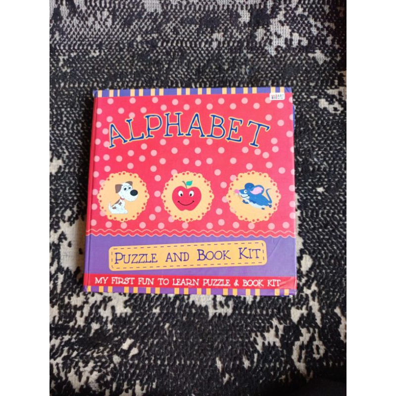 Alphabet puzzle & book kit preloved