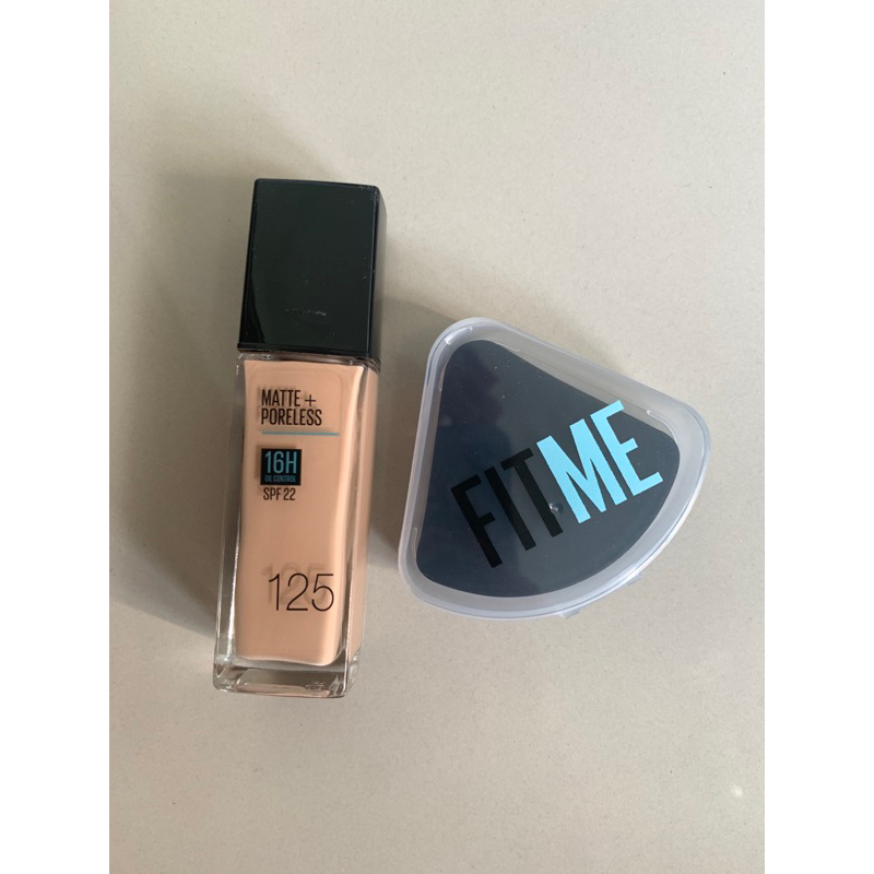 maybelline fit me foundation 125