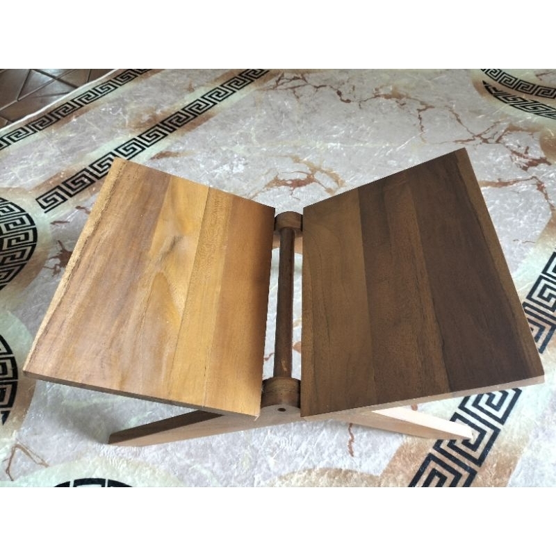 Rekal Alquran/tatakan alquran kayu jati perhutani asli Jepara