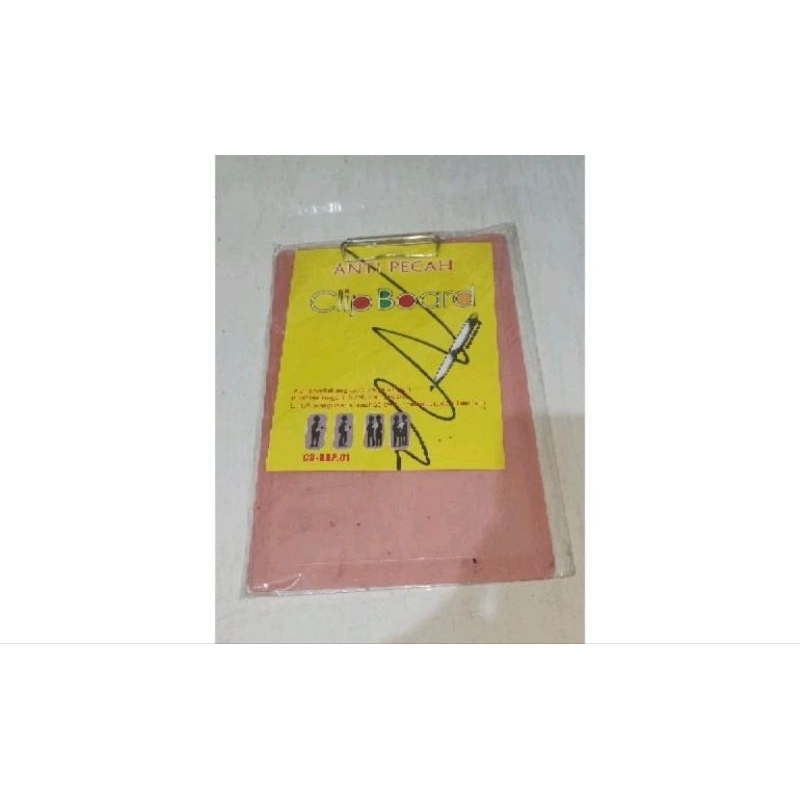 

clip board mika F4 transparant stainless steel clip