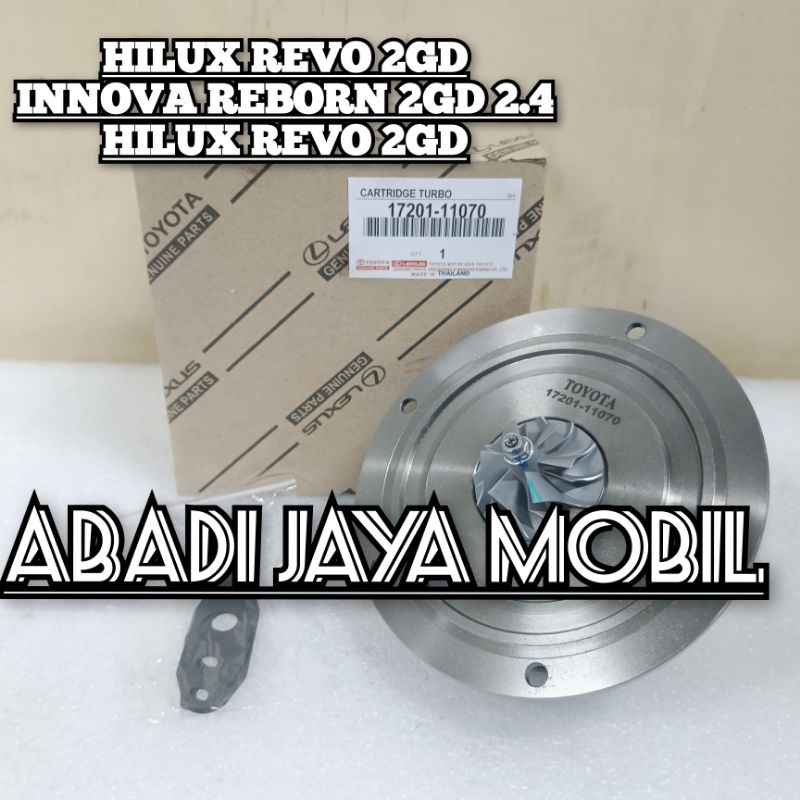 KETRIK CATRIDGE TURBO HILUX REVO 2GD INNOVA REBORN 2GD 2.4 FORTUNER VRZ 1GD 2GD  17201-11070